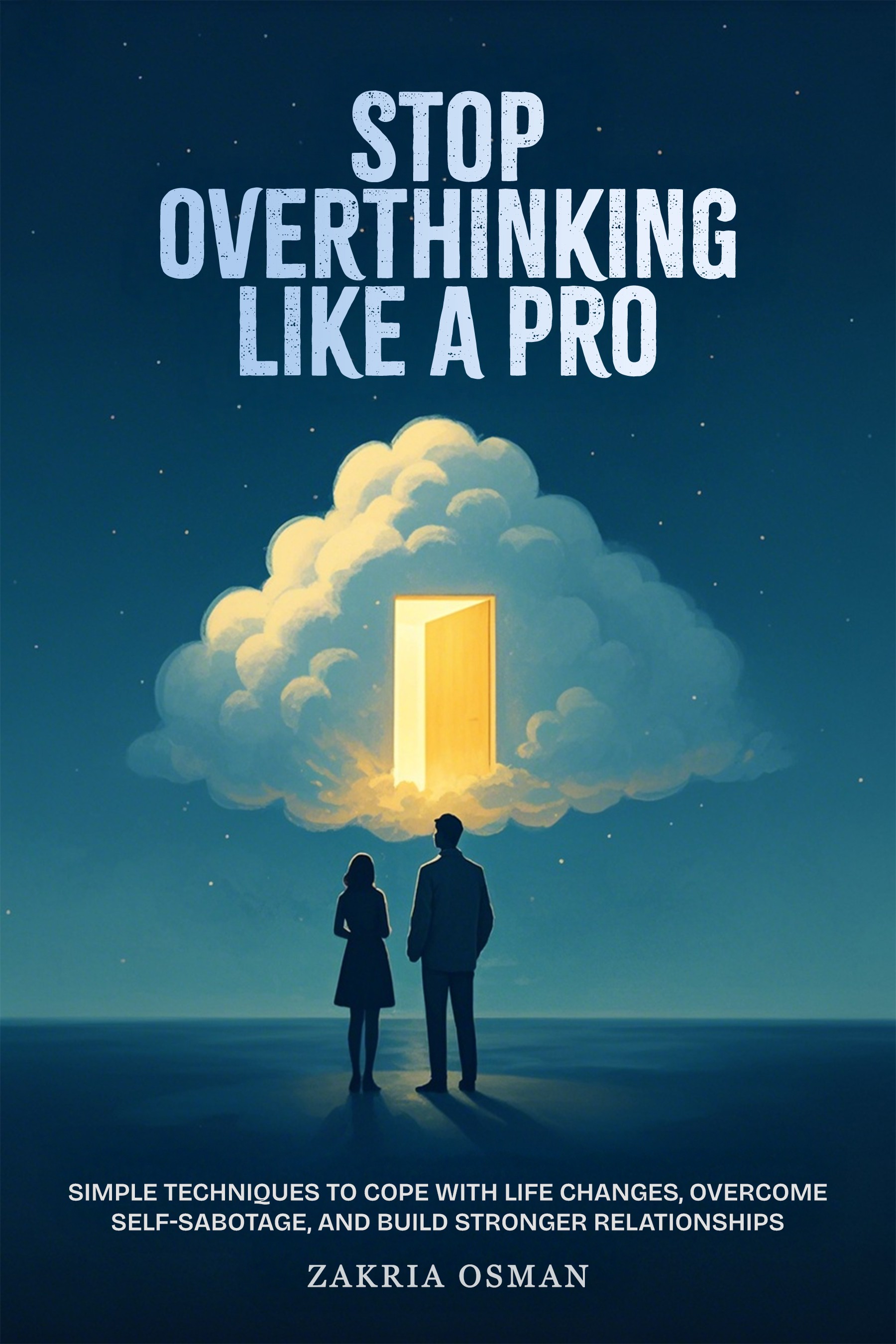 Design a cover book that would attract those struggling with overthinking on a daily basis and OCD