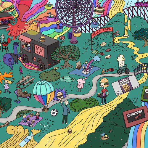 Illustration for Mural