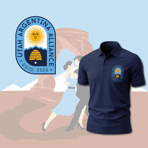 Heritage Badge Logo for a Cultural Alliance