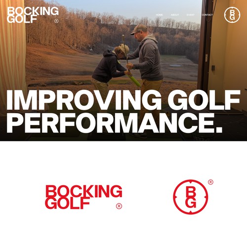 Logo design for a golf club, Bocking Golf.