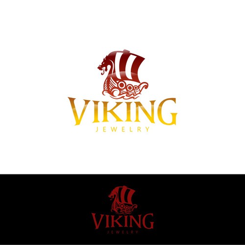 Create a logo for a high quality manly  viking jewelry company.