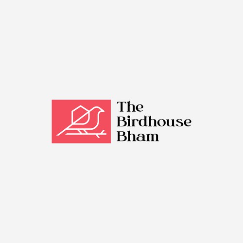 Airbnb house logo concept