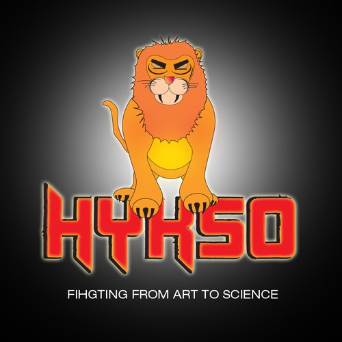 Create a powerful warriory brand image for Hykso