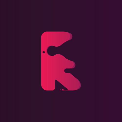 Dynamic Fluid Letter R