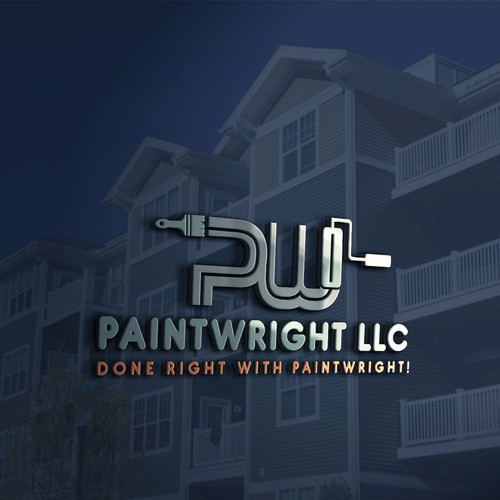 Painting Service Logo for Paint Wright LLC Company