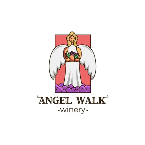 Logo for Angel walk winery