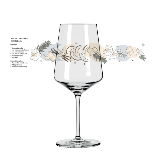 Clean wine glass design