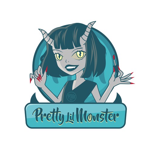 Pretty Lil Monster Illustration