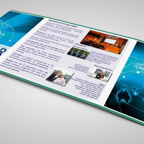 Create a brochure for COAR with "WOW" effect!