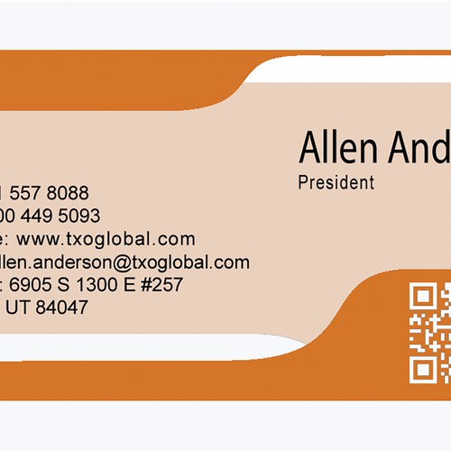 TXO Global Business Card Back