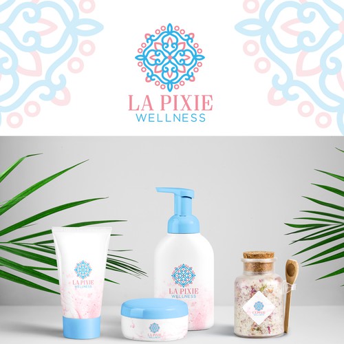 feminine logo for health, and skin care products