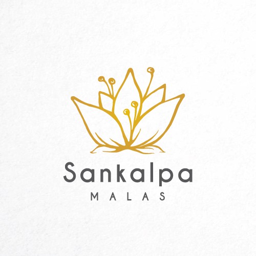 Stylish Lotus Flower Logo