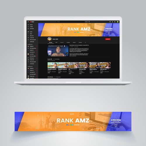AMZ RANK Youtube Banner
