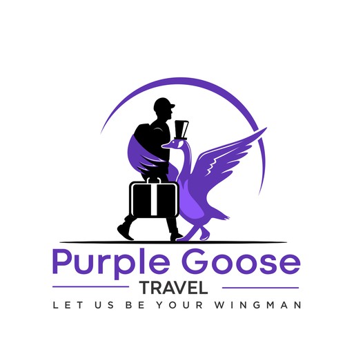 Purple Goose Travel Logo