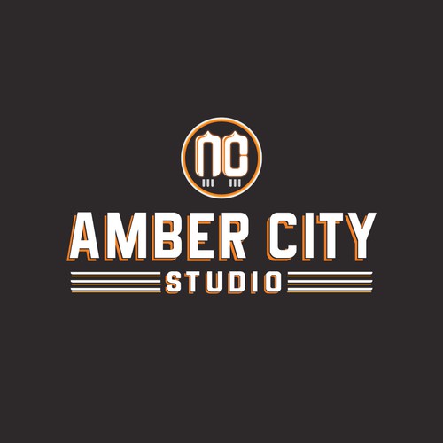 Amber City Studio logo design