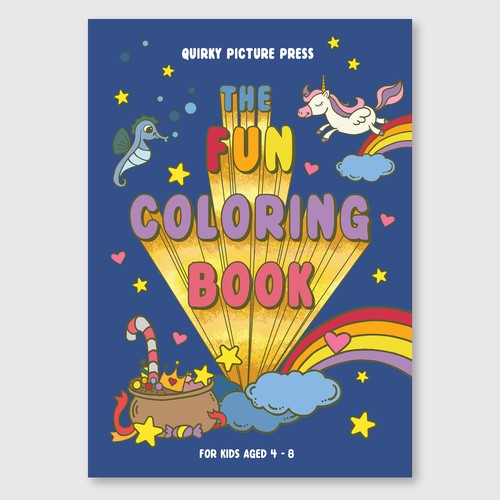 The Fun Coloring Book Cover (2)