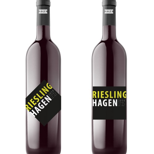 Riesling wine Label