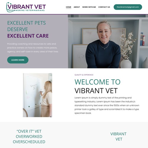 Vibrant Vet Veterinarian Design
