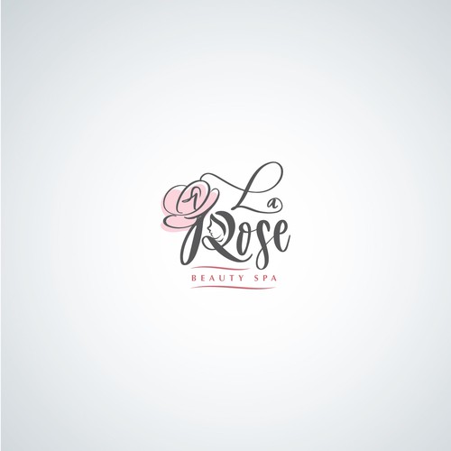 La Rose Beauty Spa Logo design