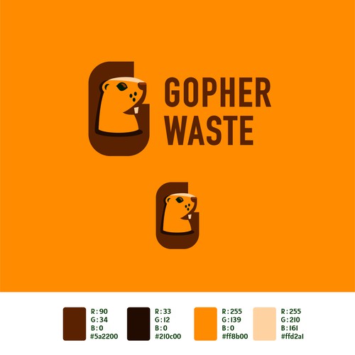 gopher waste