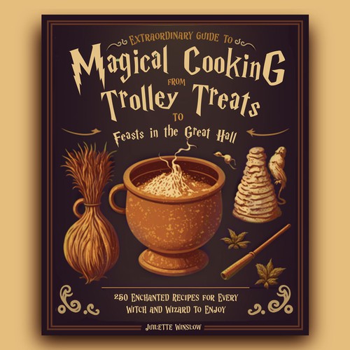 Book Cover For A Fan Made Harry Potter Cookbook