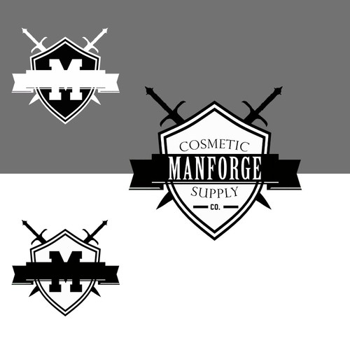 Create a bold logo for men's fashion company Manforge