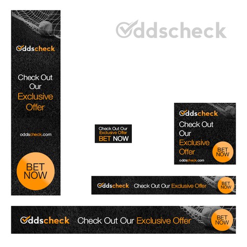 Super attractive banners for odds site