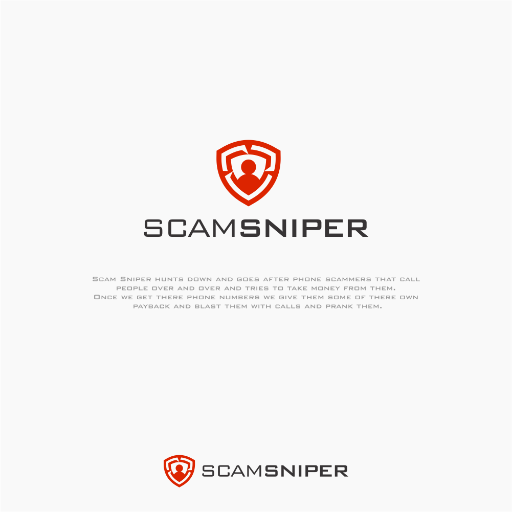 HELP STOP SCAMMERS.. Scam Sniper Needs a Logo