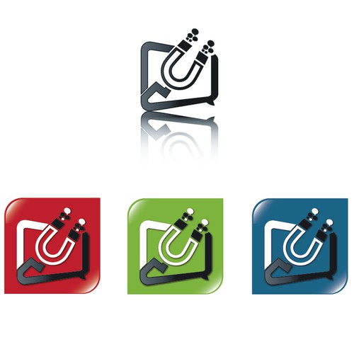 MYSOCIALMAGNET.COM Logo design