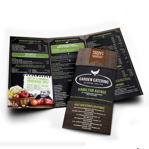 Tri-fold Menu Design