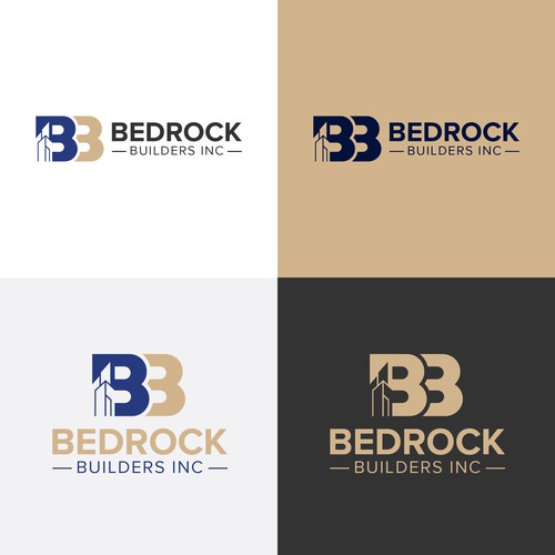 Logo Design for Bedrock Builders