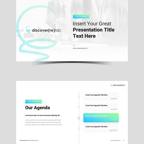 Amazing PPT template for innovation consulting company