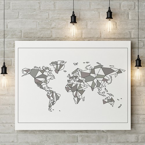 Geometric World Map