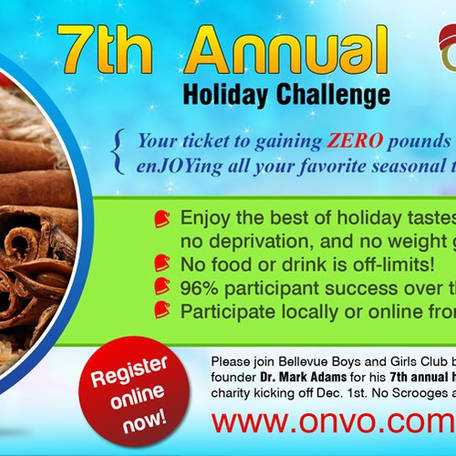 Onvo Holiday Challenge for Charity Dec 2014