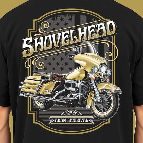 #001 Shovelhead by Adam Sandoval