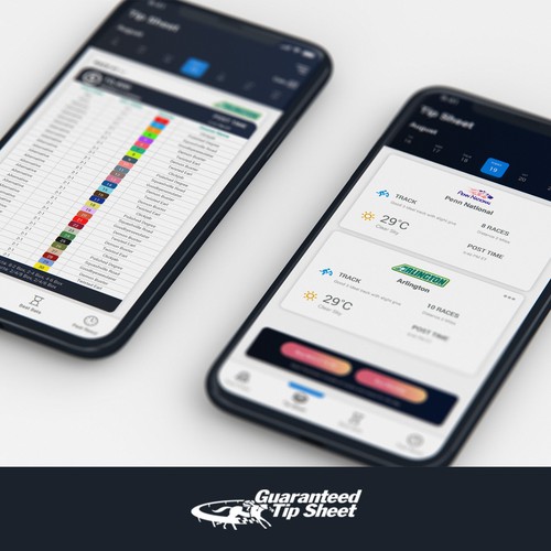 Guaranteed Tip Sheet App