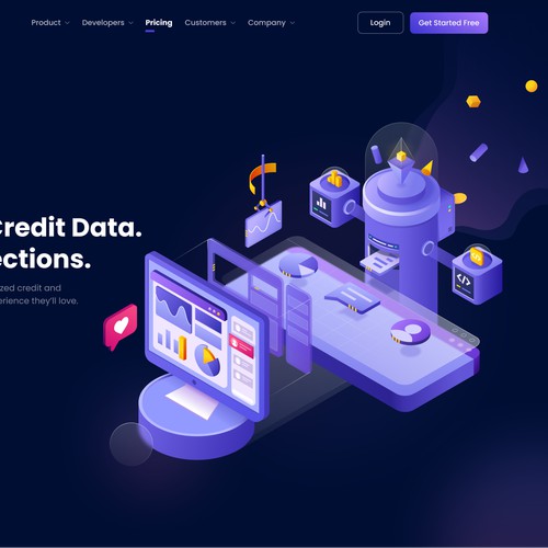 Array Landing Page Illustration