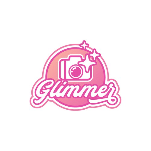 Glimmer logo design concept