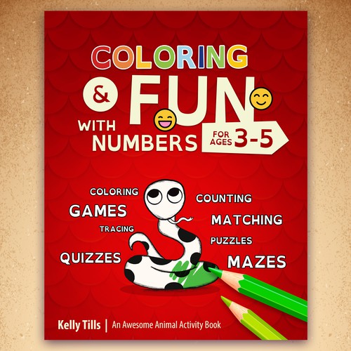 Coloring & Fun with Number Child Book