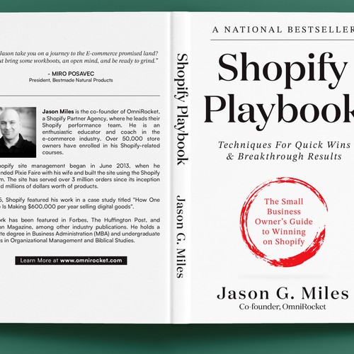 Book Cover Design "Shopify Playbook"