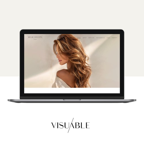 Squarespace Website Enhancements for a Luxury Hair Salon