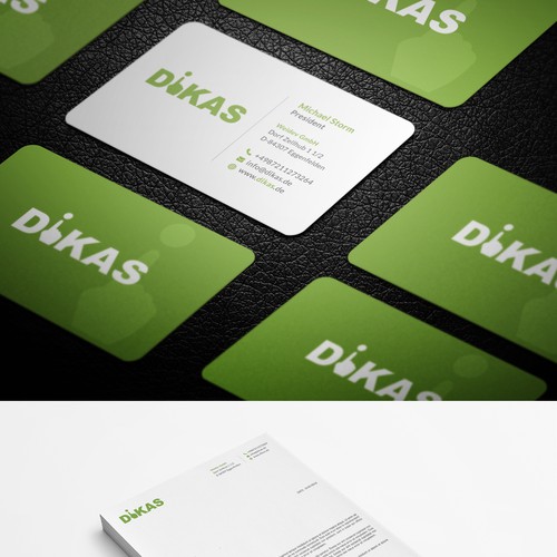 Creative/Professional German standard business card and letterhead! :)