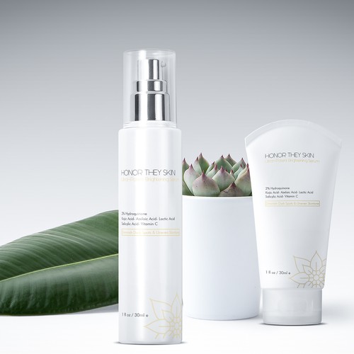 Elegant logo for beauty care product