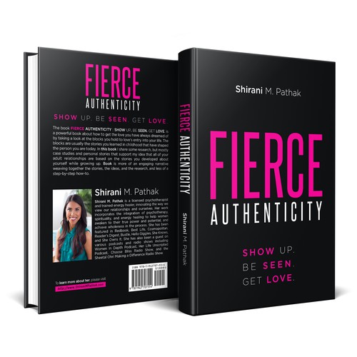 Fierce Authenticity Movement needs a book cover design