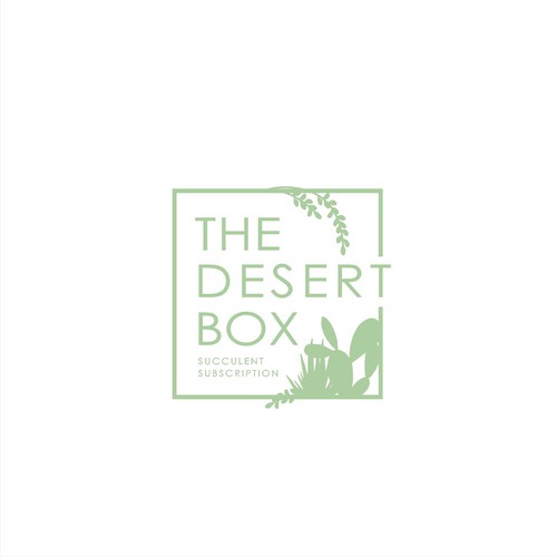 simple design for The Desert Box Succulents