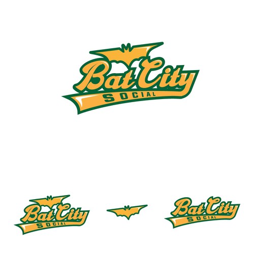 Bat City Social - Softball logo