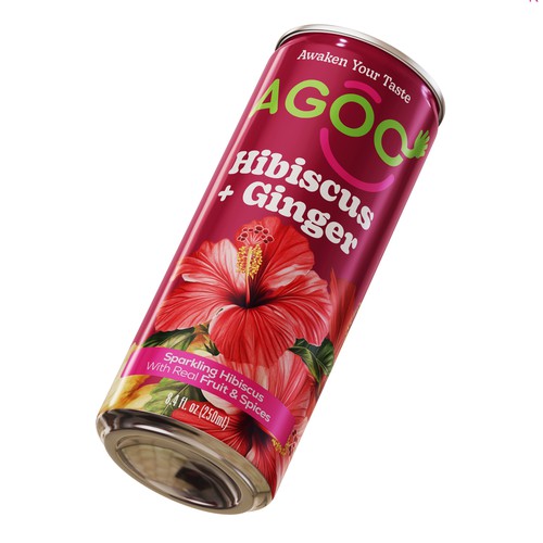 Agoo | Sparkling Hibiscus Beverage Can
