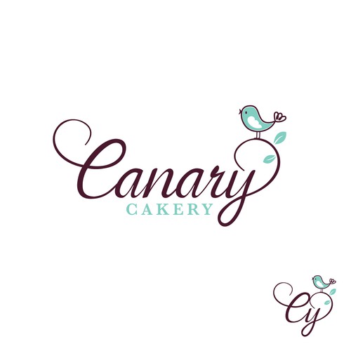 Create a winning logo for cake company in Canary Wharf London