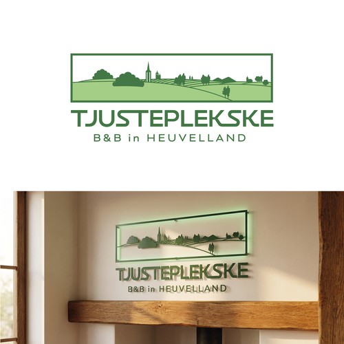 Territorial Laser-Cut Logo for a Boutique B&B