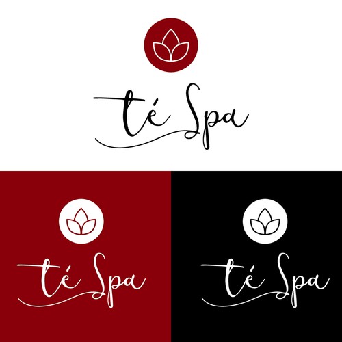 Logo for té Spa company